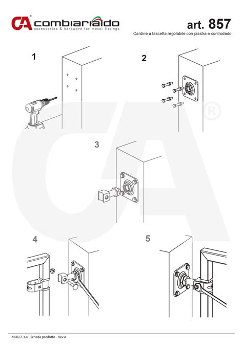 857-Adjustable Clamp-Hinge With Plate – Hywel Rolling Gear