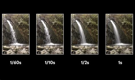 Shutter Speed Photography Comparison