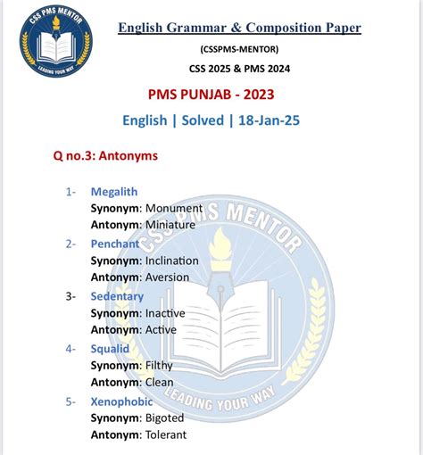 Tahir Naweed Qurashi | PAK STUDY PAPER (PMS Punjab) All Questions from ...