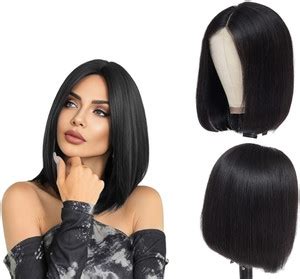 Blushia Short Hair Wig Price in India - Buy Blushia Short Hair Wig ...