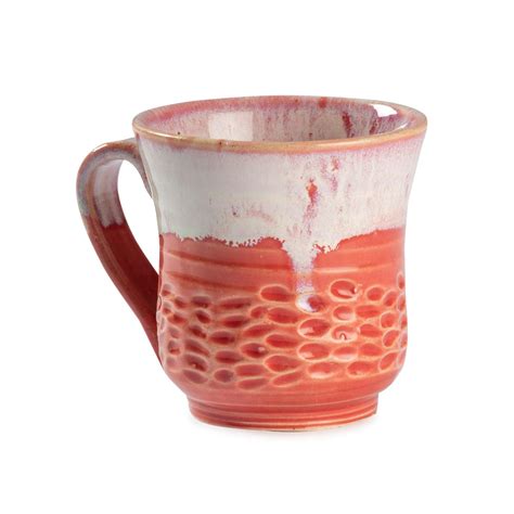 Stoneware Ceramic Mug, 200 ml, Orange & Cream – Eyaas