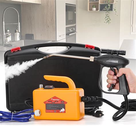 Hapyvergo High Pressure Steam Cleaner, 1700W Handheld Steamer High Temp ...