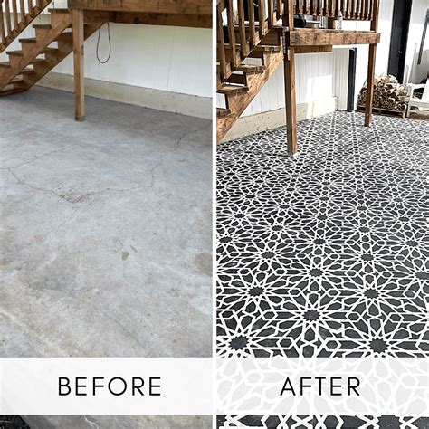 Concrete Paint Before And After How To Paint A Concrete Floor
