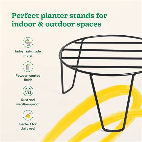 Buy Arc Round Metal Plant Stand Online | Elegant & Durable Design | Ugaoo