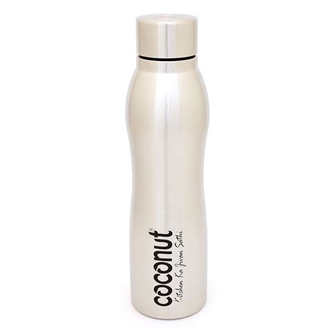 Coconut Stainless Steel Veda Water Bottle/College Bottle/School Bottle ...