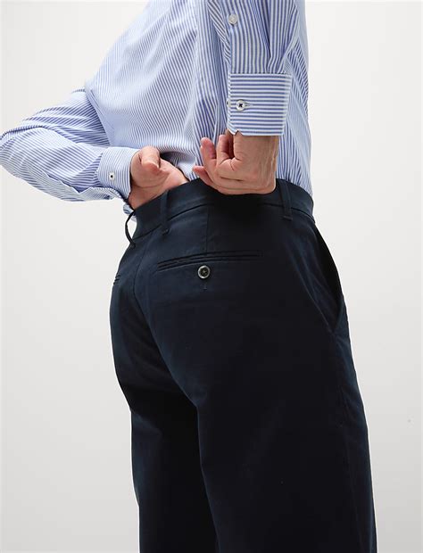 Buy Regular Fit Stretch Chino at Marks & Spencer