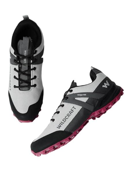 Buy Wildcraft Stylish Men Volga NX Low Ankle Outdoor Shoes- Grey & Red ...