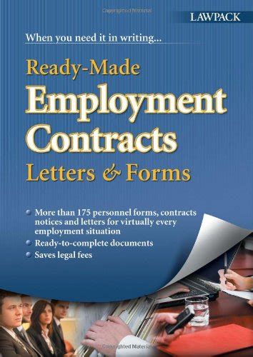 Buy Ready-made Employment Letters, Contracts and Forms Book Online at ...