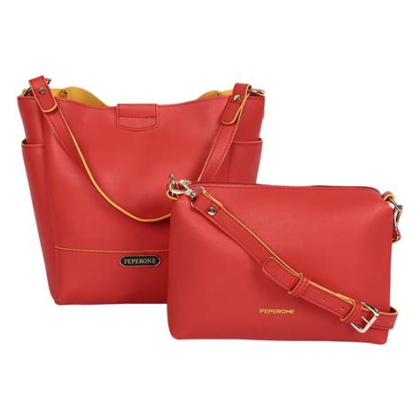 Buy Peperone Melusina Red Hobo 7042 at Amazon.in