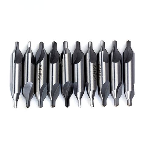 CLUB BOLLYWOOD 10Pcs 4Mm Combined Center Drill Countersinks 60 Degrees ...