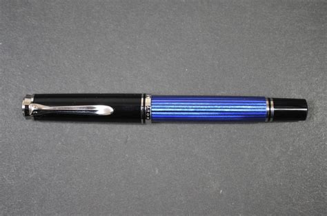 ペリカン スーベレーン M405 青縞 Pelikan Souverän M405 （細字） 14C 01638 | 川口明弘の調整万年筆