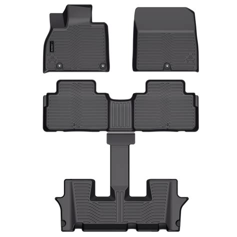 All Weather Floor Mats Fit for Kia Telluride(7 Seat) 2020 2021 2022 ...