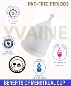 YVAINE Large Reusable Menstrual Cup Price in India - Buy YVAINE Large ...