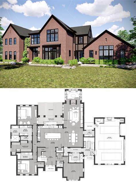 Traditional Brick House Plans