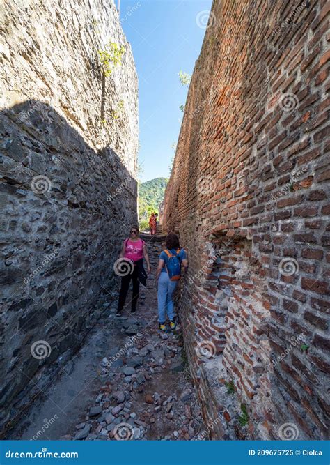 Poenari Castle, Romania editorial image. Image of scenery - 209675725