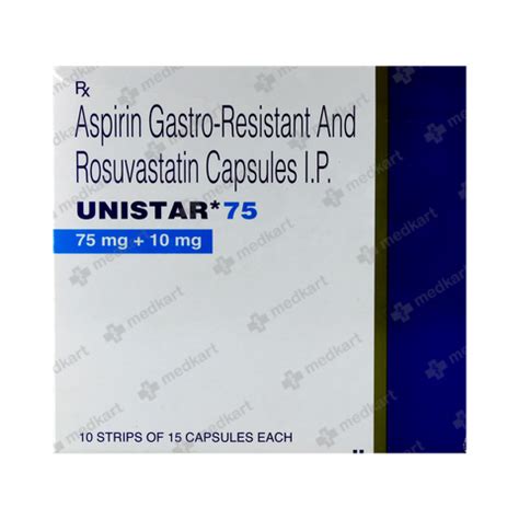 UNISTAR 75MG CAPSULE 15'S, Price, Composition & Generic Alternatives ...