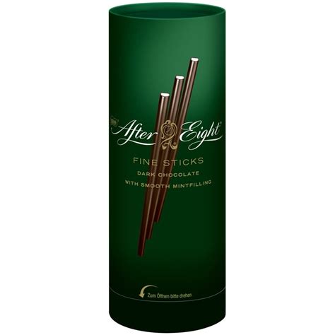 After Eight Straw Dark Chocolate Straws With White Mint Flavoured ...