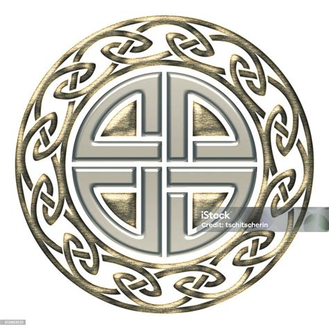 Celtic Shield Knot Protection Amulet Stock Illustration - Download ...