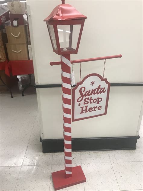 Festive Christmas Lamp Post Decoration