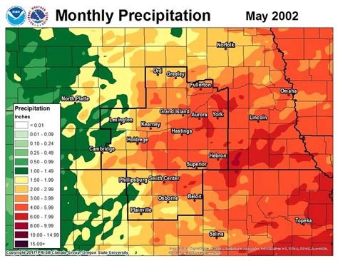 2002 Monthly Precipitation Maps