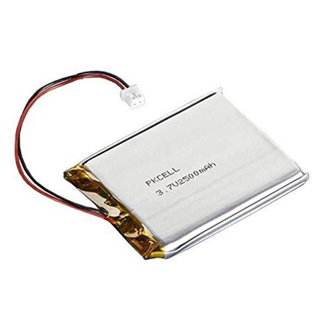 Adafruit Battery Packs 3.7V 2500mAh Lithium Ion Polymer Battery ...