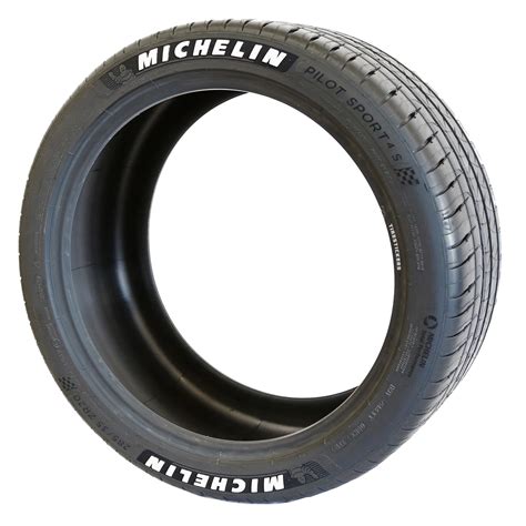 Michelin Pilot Sport 4s White Letter Tire | TIRE STICKERS .COM