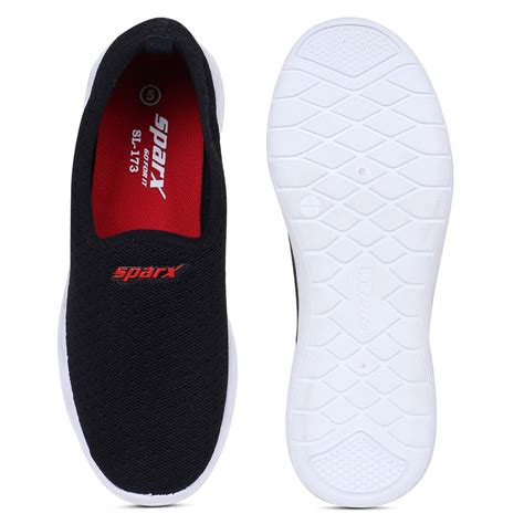 Sparx Black White Casual Shoes for Women SL-173 | Casual Footwear Online