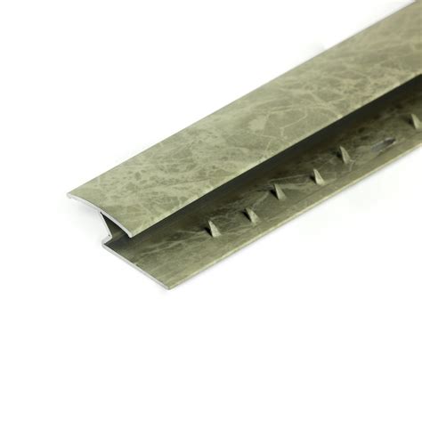 Classic Travertine TA55 Aluminium Z Profile | Tile Effect Carpet Bars