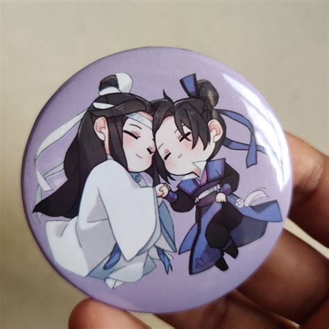 Lan Xichen and Jiang Cheng Mo Dao Zu Shi (The Untamed) Badge – Dipped ...