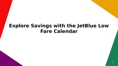 Explore savings with the JetBlue low fare calendar by Sofia Smith - Issuu