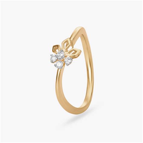 Eternal Union of Gold & Diamond Finger Ring
