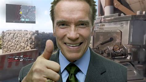 Arnold Schwarzenegger Plays Black Ops 3 - YouTube