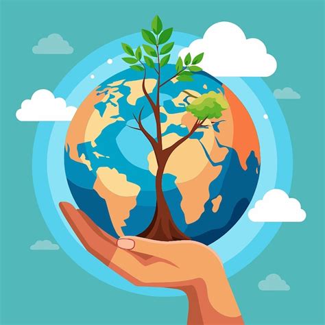 Earth day or world environment day combat desertification and drought ...