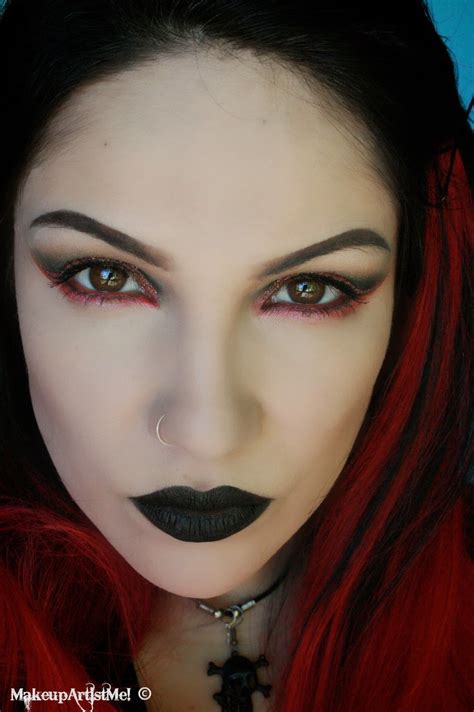 Red Goth Eye Makeup at Zara Khull blog