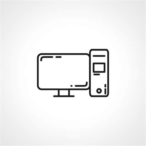 Computer Outline Icon 的图像结果