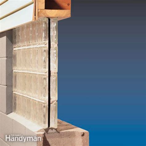 How To Build A Glass Block Window With Mortar - Glass Door Ideas