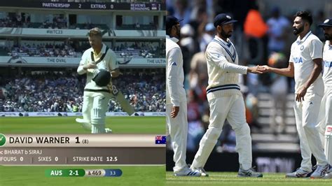 "This might be the last ball David Warner played against India in Tests ...