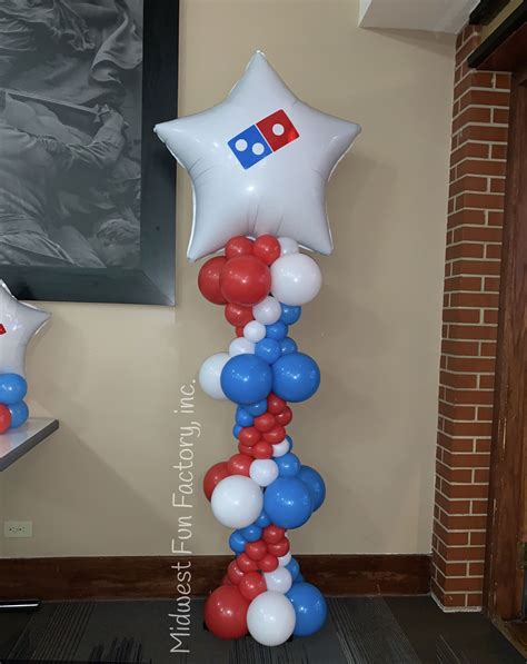 Domino's USA Balloon decor column, great for Veterans Day and 4th of ...