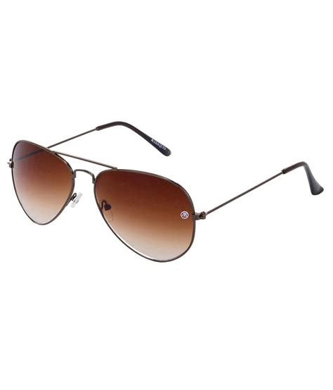 Buy MARKQUES Classic Aviator Sunglasses (Brown) (CL-550202GR) at Amazon.in