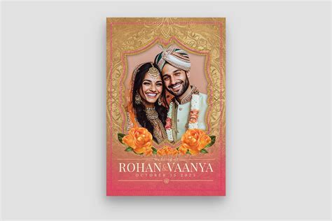 Indian Wedding Invitation Template - BrandPacks