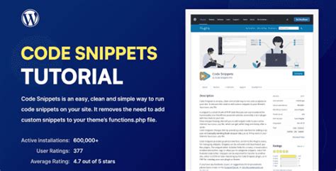 Code Snippets Plugin Tutorial 的图像结果