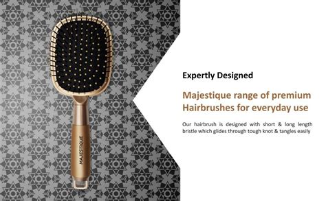 Buy Majestique Golden Series Round Hair Brush – Blow Drying & Styling ...