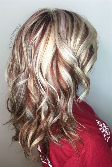 blonde hair with brown highlights