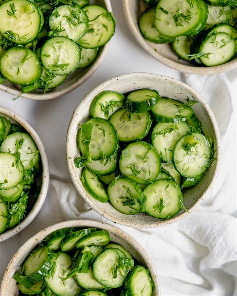 Cucumber Dill Salad - Nosh With Micah