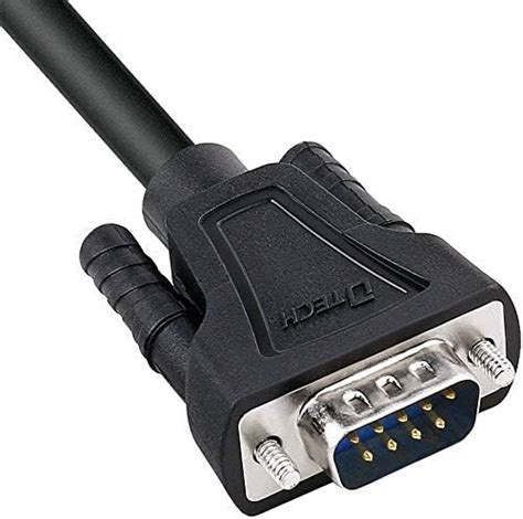 DTECH DB9 RS232 Serial Cable Male to Female Null Modem Cord Full ...