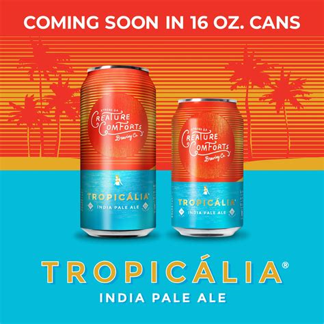 Creature Comforts Tropicalia is coming to 16-oz cans soon - Beer Street ...