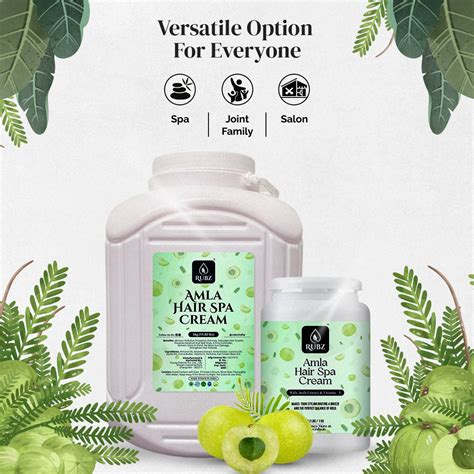 Rubz Amla Hair Spa Cream | With the Goodness of Amla Extract | Control