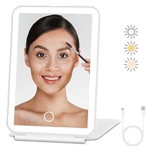 Buy Sorbay Rechargeable Travel Mirror With Light Up Camping Portable ...