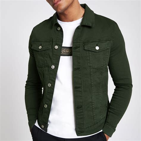 Mens Green Denim Jacket Outfit at Bruce Green blog