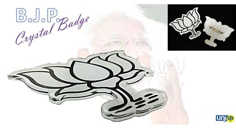 Buy Selling Uniqness UNIq Crystal Finish BJP/Bhartiya Janta Party ...
